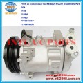 1148 1148 H 1148 G 7700875357 7701499858 SANDEN SD7V16 compressor ac para RENAULT CLIO II / KANGOO