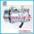 compressor sd7h15 para jcb heavy duty equipamentos 8203 pv8 120mm 12v direto vert tapetes de carro inclinado auto ac compressor bomba