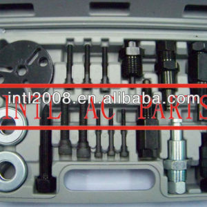Auto um/c ac compressor embreagem hub puller installer kit deluxe embreagem hub puller/installer kit de embreagem ac hub puller/installer kit