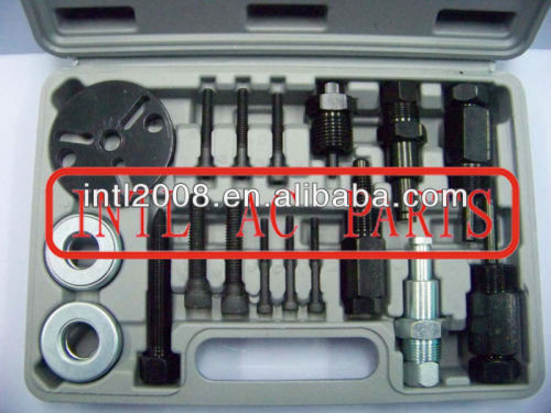 Auto um/c ac compressor embreagem hub puller installer kit deluxe embreagem hub puller/installer kit de embreagem ac hub puller/installer kit