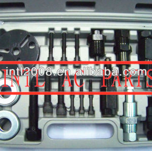 Auto ar condicionado compressor clutch hub kit instalador extrator ferramenta de remoção de embreagem