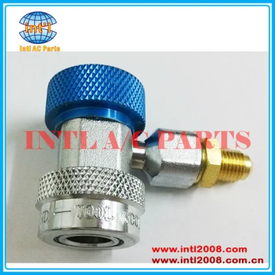 90 Degree Low Side Air Conditioning Port Quick Snap Coupler Connector R134a