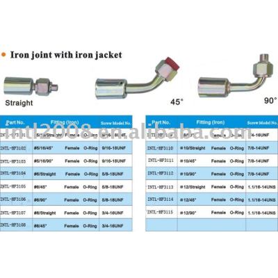 iron joint with iron jacket cap ferrule wholesale and retail