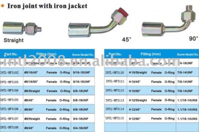 iron joint with iron jacket cap ferrule wholesale and retail