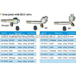 iron steel joint with R12 valve wholesale and retail
