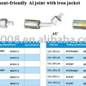 environment-friendly aluminum joint with iron jacket cap wholesale and retail