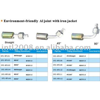 environment-friendly aluminum joint with iron jacket cap wholesale and retail