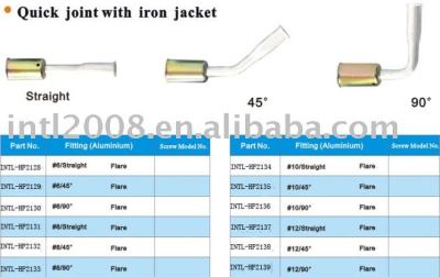Standard quick joint with iron jacket cap wholesale and retail