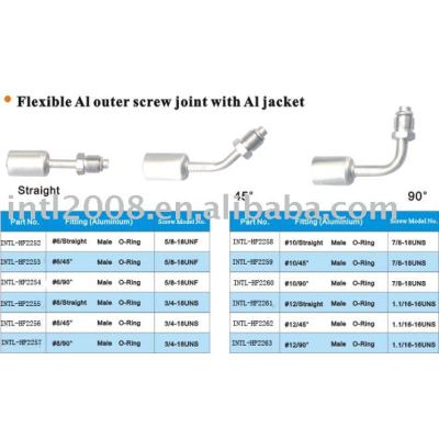 flexible aluminum outer screw joint with aluminum joint cap wholesale and retail