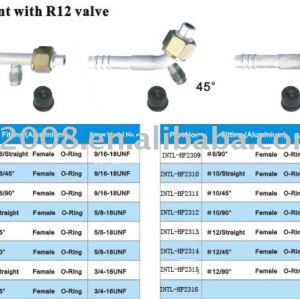 aluminum joint fitting with R12 valve wholesale and retail