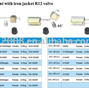 aluminum joint with aluminum jacket cap R12 valve wholesale and retail