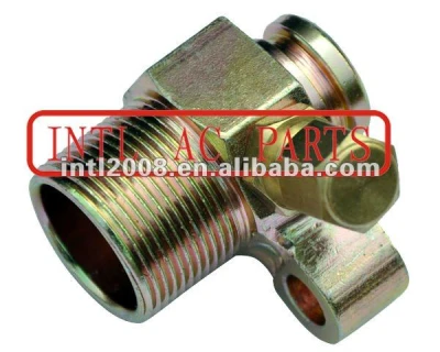 auto ac (a/c) QP-32 LOW PRESSURE BACK PORT A/C Compressor Fitting Adapter CONNECTOR