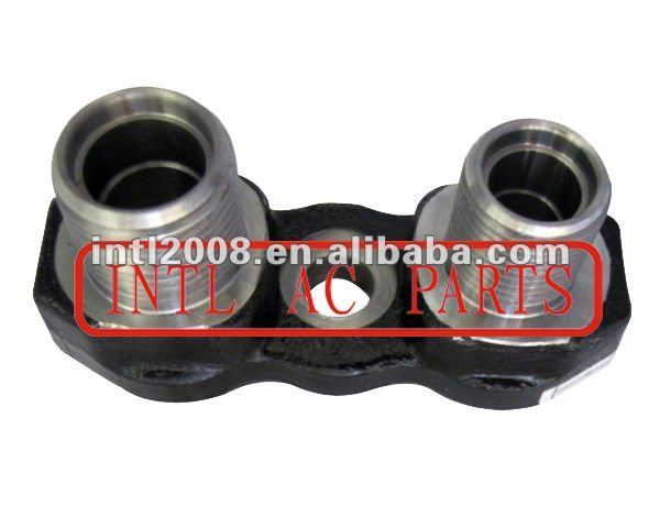 TM21 TM-21 A/C compressor Fitting Adapter Horizontal Tube manifold fitting ac compressor connector head fitting