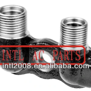 TUBE THREAD COUPLING Universal A/C compressor Fitting Adapter Vertical Flex 7 fitting Port/Tube manifold fitting 3/4