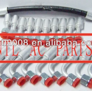 auto ac hose HOSE FITTING straigh 45 90 HOSE CONNECTOR FITTING GOOD YEAR GALAXY SLE 4890