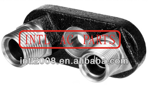 CONNECTOR TUBE TM Style Zexel A/C compressor Fitting Adapter Horizontal O-ring Port/Tube manifold fitting 3/4 Inch x 7/8