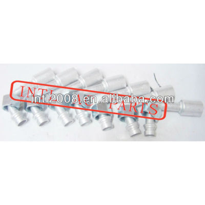 INTL-HF042 auto ac hose FITTING Fittings Tubing Aluminum Hose Fitting Connection R134a Applicable