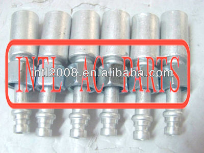 (8MM)5/16 inch Straight/180 degree A/C HOSE CONNECTOR FITTING for R134a Air Conditioner /AC system