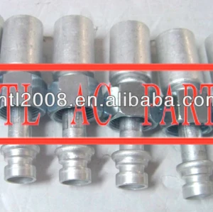 1/2 inch (13MM) Straight/ 180 degree Aluminum A/C HOSE CONNECTOR FITTING for R134a Air Conditioner /AC system