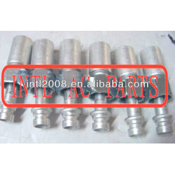 1/2 inch (13MM) Straight/ 180 degree Aluminum A/C HOSE CONNECTOR FITTING for R134a Air Conditioner /AC system