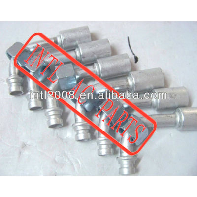 1/2 inch (13MM) elbow/ 90 degree A/C HOSE CONNECTOR FITTING for R134a Air Conditioner /AC system