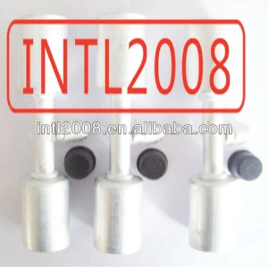 auto ac hose Hose fitting adaptor two side with ferrule and R12 valve charge suit