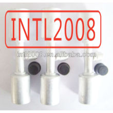 auto ac hose Hose fitting adaptor two side with ferrule and R12 valve charge suit