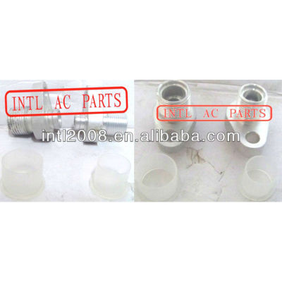 R134a Air conditioning 15.8MM DIA Pressure Plate 6# (5/16) Hose Fitting sanden 706 7H13 SD706 SD7H13 a/c Compressor