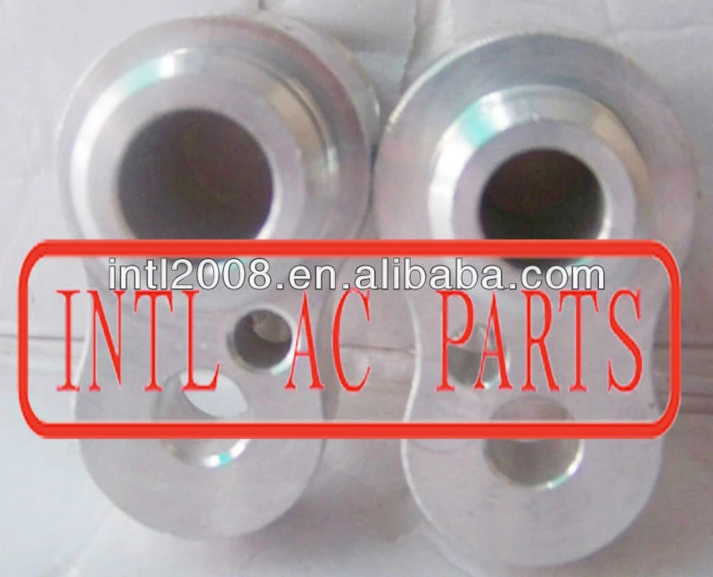 auto ac hose FITTING Fittings Tubing Aluminum #8 19mm hose fitting for COMPRESSOR FITTING PRESSURE PLATE (R134A MOUNT )