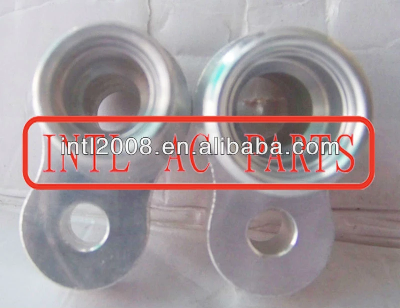 auto ac hose FITTING Fittings Tubing Aluminum #8 19mm hose fitting for COMPRESSOR FITTING PRESSURE PLATE (R134A MOUNT )