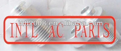 auto ac hose FITTING Fittings Tubing Aluminum #10 22mm hose fitting COMPRESSOR FITTING PRESSURE PLATE (R134A MOUNT )