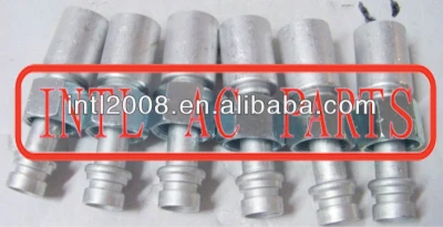auto ac hose FITTING Fittings Tubing Aluminum Hose Fitting Connection R134a Applicable hose 13/32