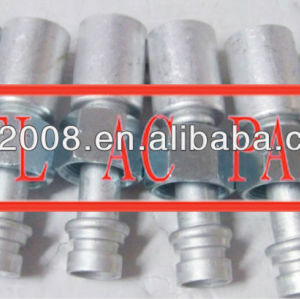 auto ac hose FITTING Fittings Tubing Aluminum Hose Fitting Connection R134a Applicable hose 13/32
