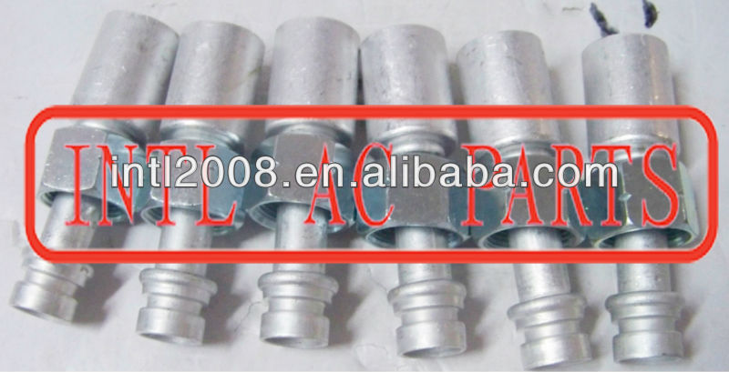 auto ac hose FITTING Fittings Tubing Aluminum Hose Fitting Connection R134a Applicable for hose 13/32" straight Female O-ring