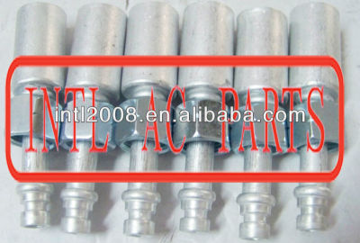 auto ac hose FITTING Fittings Tubing Aluminum Hose Fitting Connection R134a Applicable hose 5/16