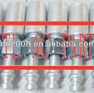 auto ac hose FITTING Fittings Tubing Aluminum Hose Fitting Connection R134a Applicable hose 5/16