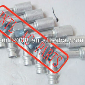 INTL-HF044 auto ac hose FITTING Fittings Tubing Aluminum Hose Fitting Connection R134a Applicable