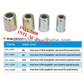 size #6 China High Quality hose crimp on fitting ac hose fitting ferrule Auto Air Conditioning
