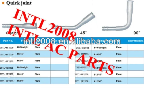 INTL-HF2035 Standard Oring barb/hose fittings quick joint/connector/coupling for wholesale and retail