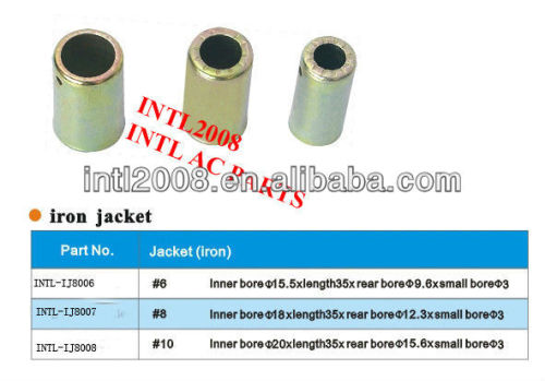 INTL-IJ8008 universal High Quality Ac Iron Hose Cap hose fitting ferrule hose ferrule