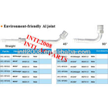 standard Oring Hose coupling/R134a Barb Fittings with aluminum jacket