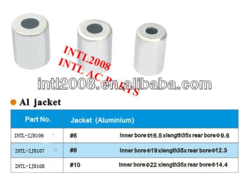 universal High Quality aluminum AC Hose Cap hose fitting ferrule hose ferrule
