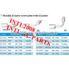 #8 90 degree R12 Oring beadlock hose fitting /connector/coupling with AL jacket cap