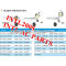 Auto AC Barb hose Fitting crimp on fitting hose connector auto air conditioner #10 45 Degree