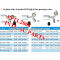 INTL-HF2502-A female oring beadlock hose fitting /connector/coupling with Al joint AL Jacket R12 high and low pressure value
