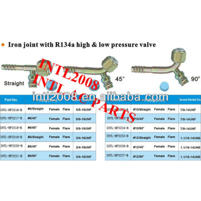 INTL-HF3220-B auto air conditioning hose fitting hose barb fitting AC barb fitting hose splicer