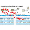 #8 45 degree male Oring R12 beadlock hose fitting /quick joint /connector/coupling with iron jacket cap