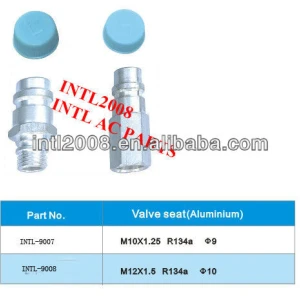 R134a Auto air conditioner iron valve seat hose fittings valve seat hose adapter hose connector hose coupling