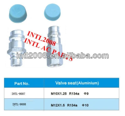 R134a Auto air conditioner iron valve seat hose fittings valve seat hose adapter hose connector hose coupling