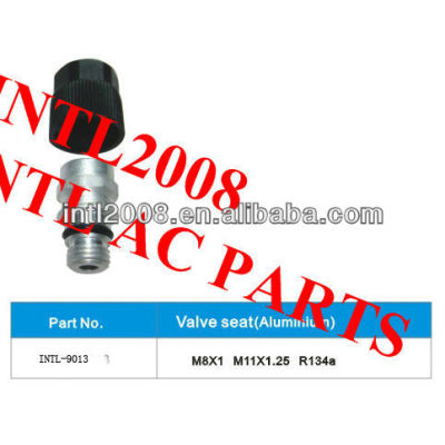 intl-9013 R134a Auto air conditioner Aluminum valve seat hose fittings valve seat hose adapter hose connector hose coupling